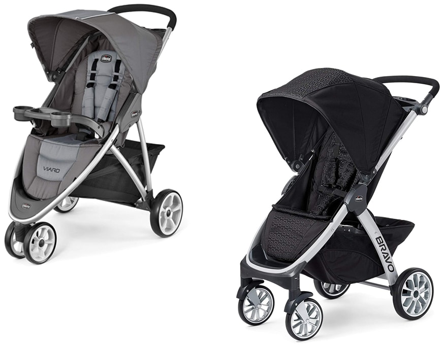 chicco three wheel stroller