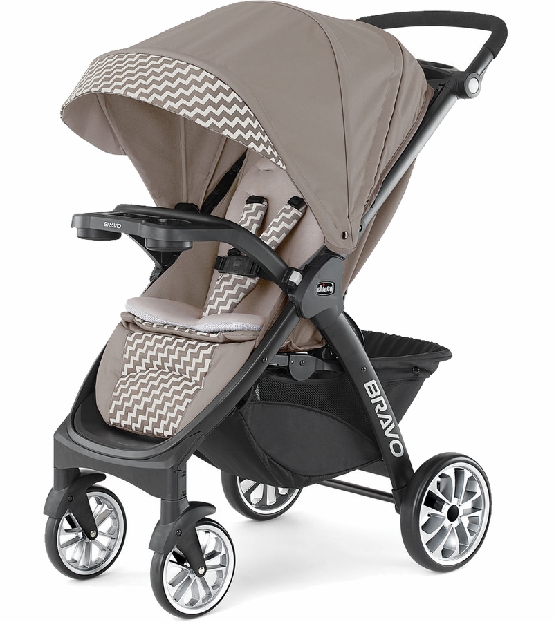 Chicco Bravo LE Quick-Fold Kinderwagen, Steenkool