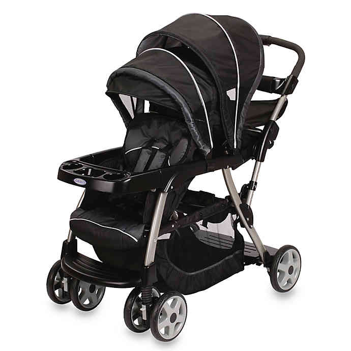 Graco Ready2Grow Click Connect Wózek Spacerowy Stojący i jezdny, Onyx